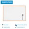 Mastervision Mastervision Magnetic Dry Erase White Board, 24" x 36", Pine Wood Frame, Wall Mount Kit Included MM07001010 - alternate 4